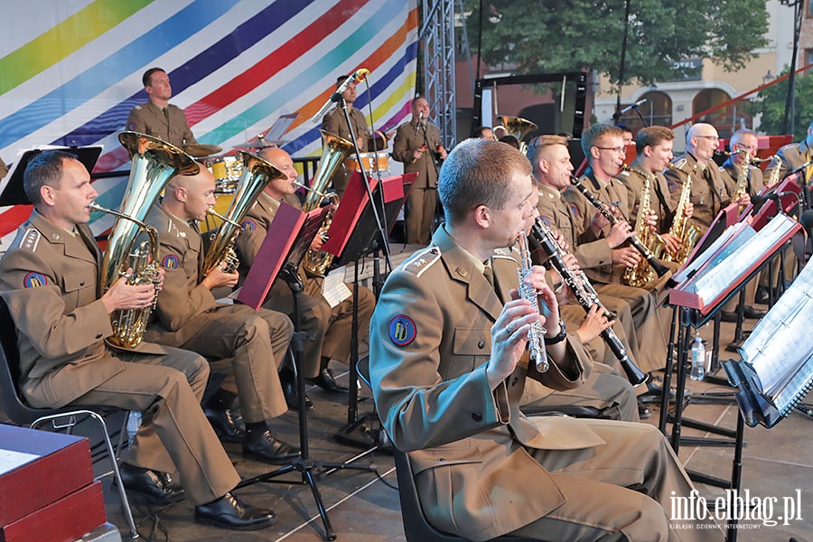Elblska Orkiestra Wojskowa wystpia na Starwce, fot. 28