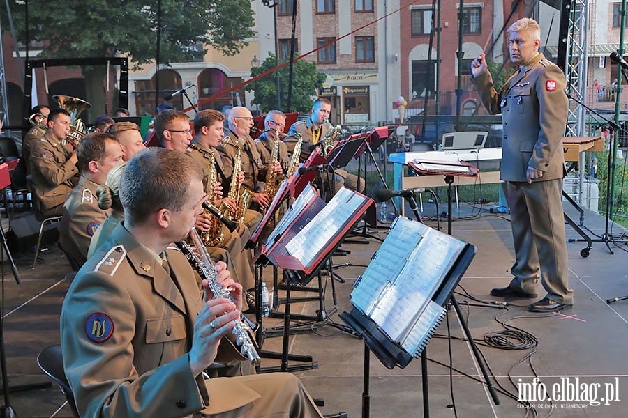Elblska Orkiestra Wojskowa wystpia na Starwce, fot. 29