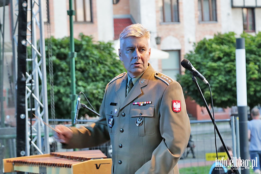 Elblska Orkiestra Wojskowa wystpia na Starwce, fot. 34