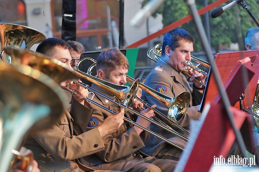 Elblska Orkiestra Wojskowa wystpia na Starwce, fot. 35