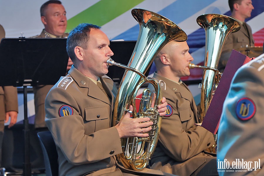 Elblska Orkiestra Wojskowa wystpia na Starwce, fot. 49