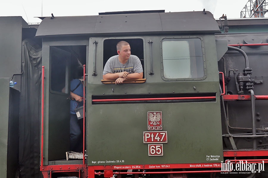Zabytkowy parowóz w Elblągu, fot. 36