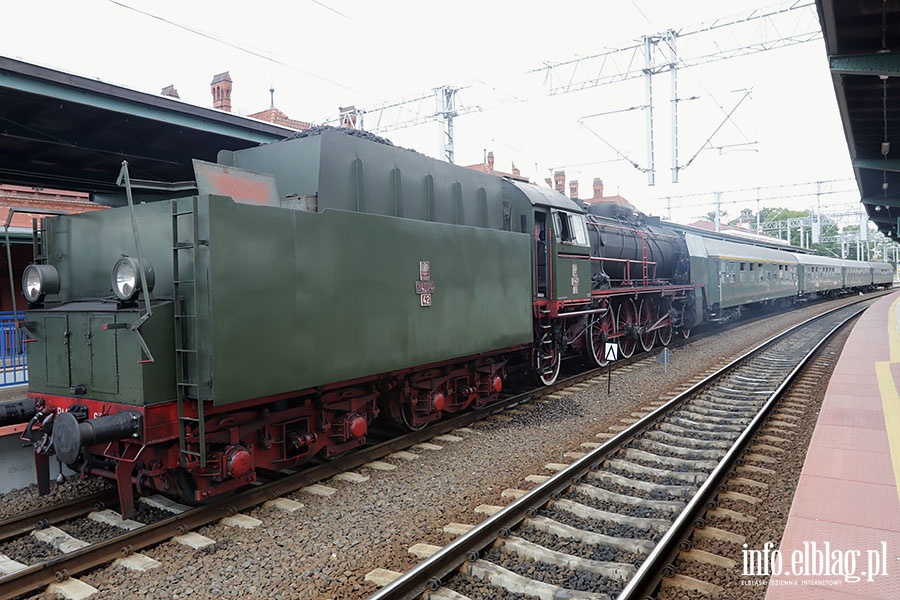 Zabytkowy parowóz w Elblągu, fot. 37