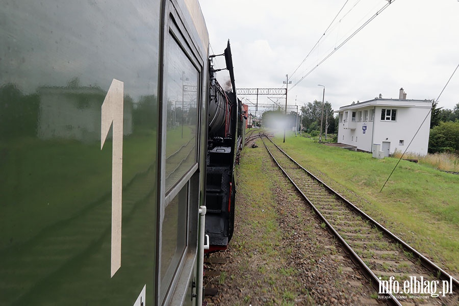 Zabytkowy parowóz w Elblągu, fot. 54