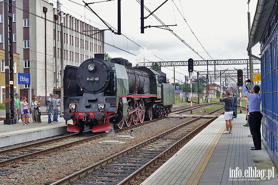 Zabytkowy parowz w Elblgu, fot. 66