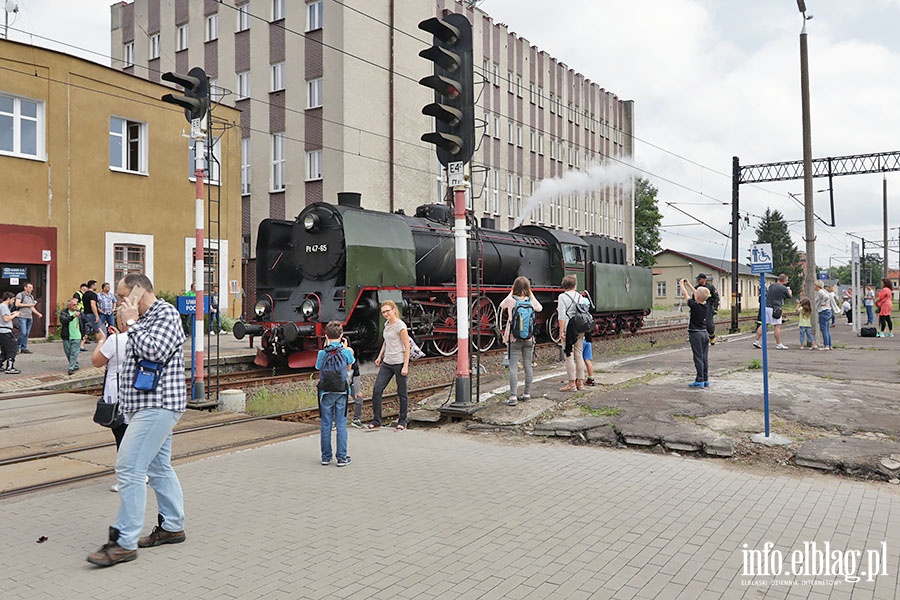 Zabytkowy parowz w Elblgu, fot. 75