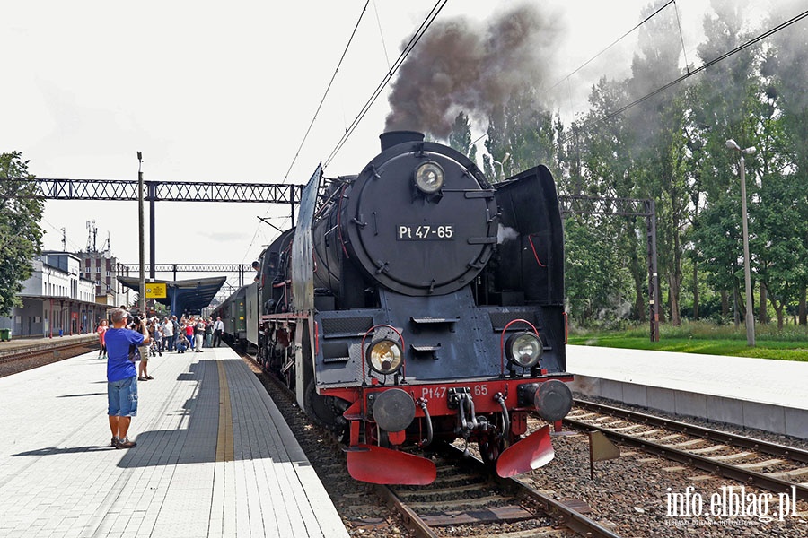 Zabytkowy parowz w Elblgu, fot. 80