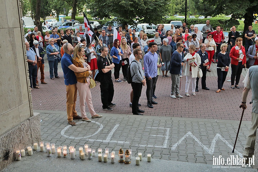 Elblanie poraz kolejny protestowali w obronie sdw., fot. 14