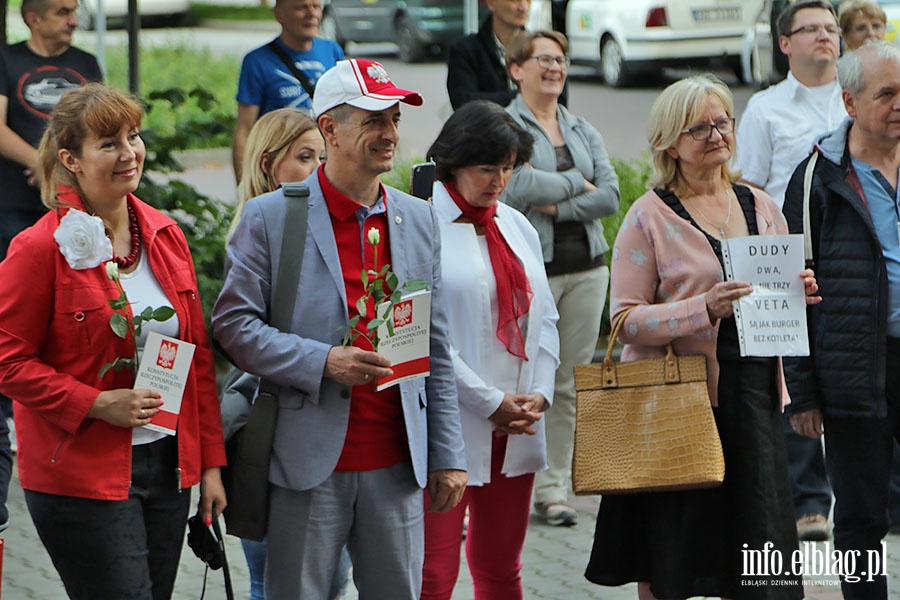 Elblanie poraz kolejny protestowali w obronie sdw., fot. 15