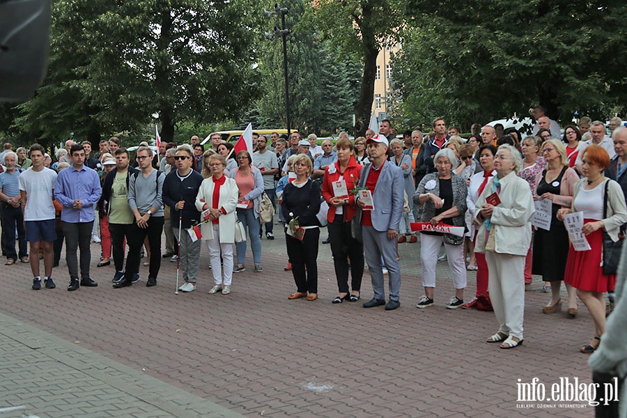 Elblanie poraz kolejny protestowali w obronie sdw., fot. 26