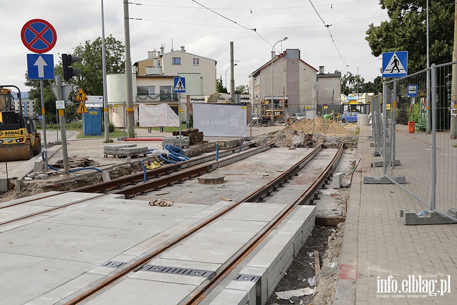 Budowa torowiska wzdu 12 Lutego, fot. 25