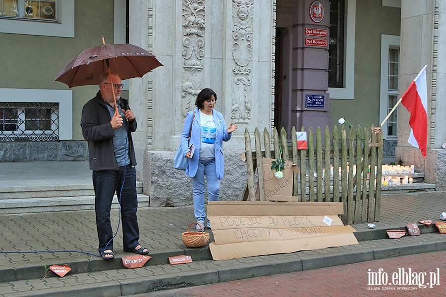 Protest przed sądem, fot. 12
