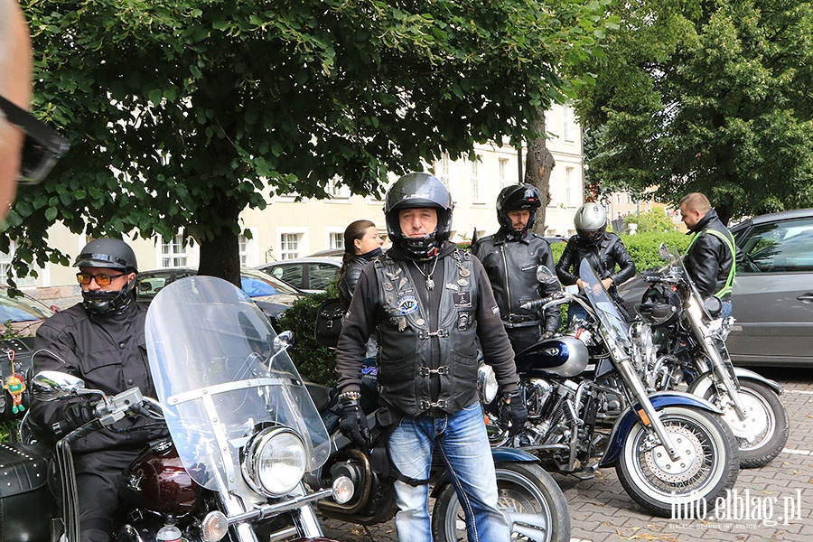 Motocykliści z Zielonej Góry przed elbląskim sądem, fot. 6
