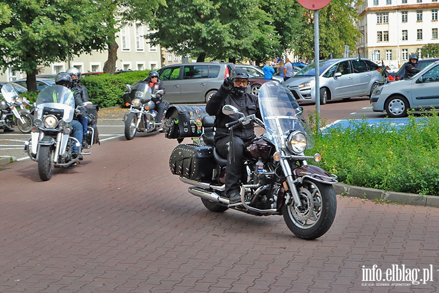 Motocykliści z Zielonej Góry przed elbląskim sądem, fot. 13