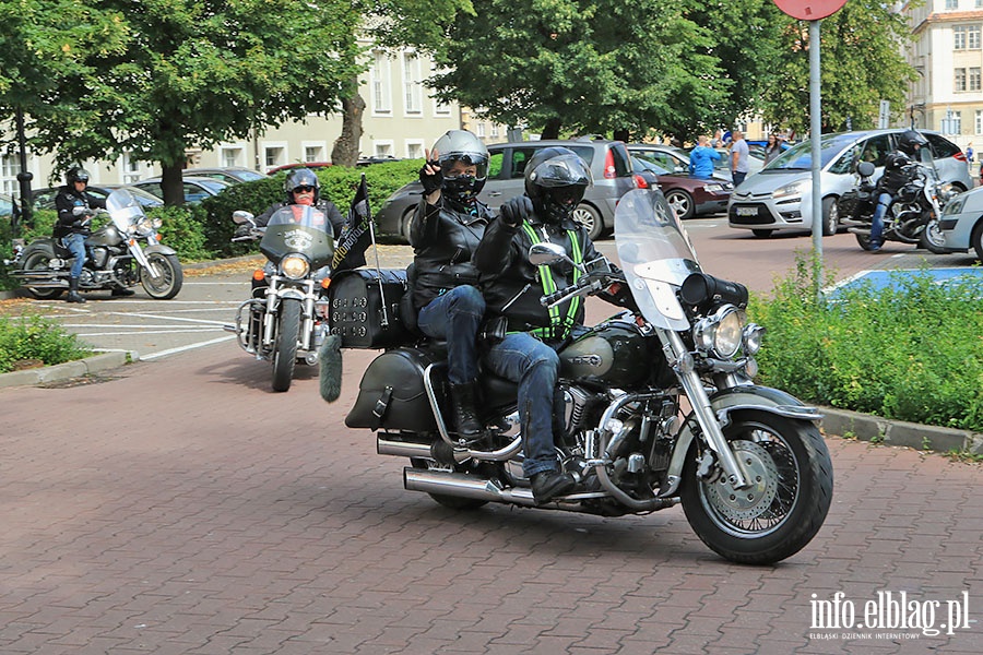 Motocyklici z Zielonej Gry przed elblskim sdem, fot. 14