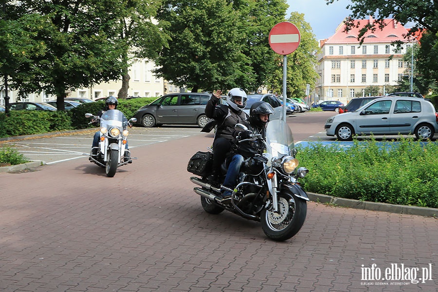 Motocykliści z Zielonej Góry przed elbląskim sądem, fot. 16