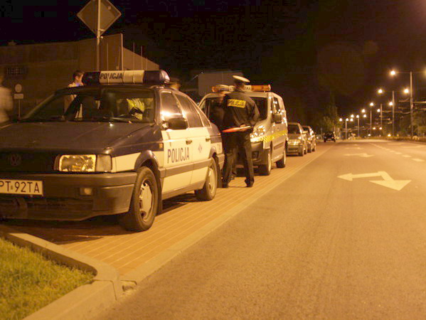 Nocna akcja Policji w ostatni weekend sierpnia 2008r., fot. 16