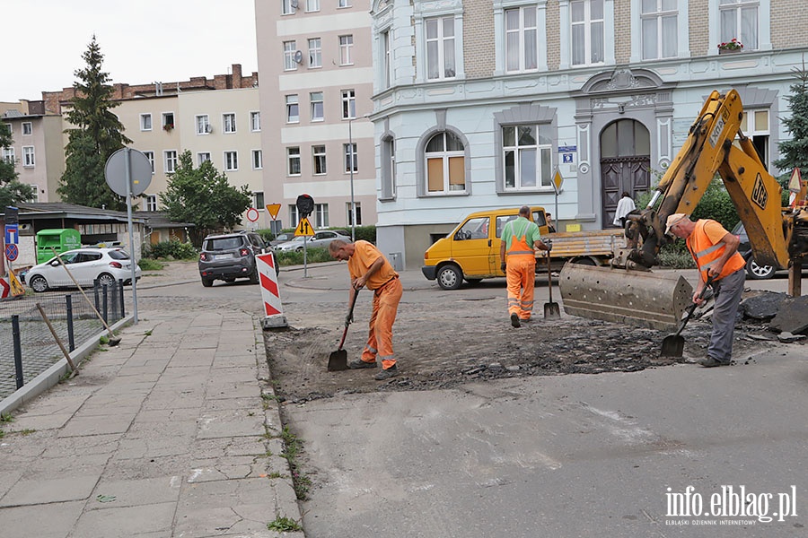 Remont ulicy Zacisze, fot. 15