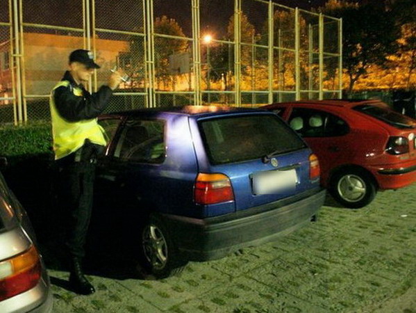 Nocna akcja Policji w ostatni weekend sierpnia 2008r., fot. 4