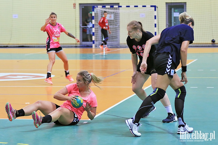 Kram Start Elblg-Korona Handball Kielce sparing, fot. 13