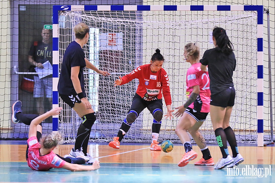 Kram Start Elblg-Korona Handball Kielce sparing, fot. 17