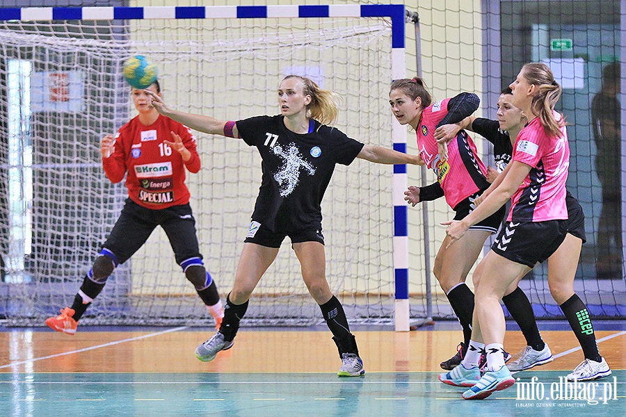 Kram Start Elblg-Korona Handball Kielce sparing, fot. 20