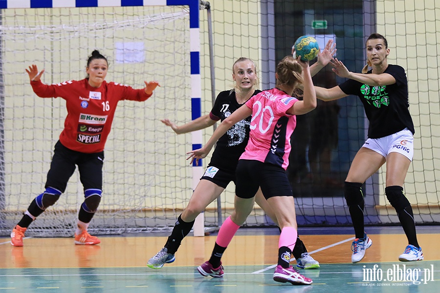 Kram Start Elblg-Korona Handball Kielce sparing, fot. 34