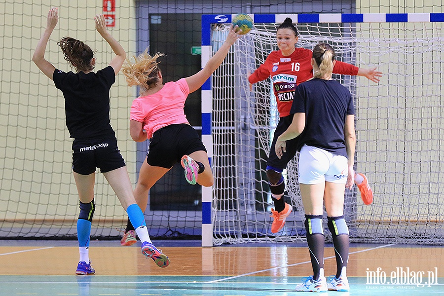 Kram Start Elblg-Korona Handball Kielce sparing, fot. 35