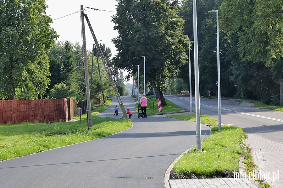 Budowa nowej cieki rowerowej wzdu Fromborskiej., fot. 7