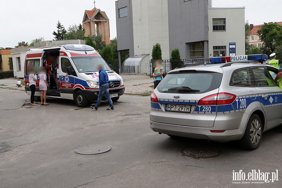 Potrcenie dziewczynki na Wyspiaskiego, fot. 3