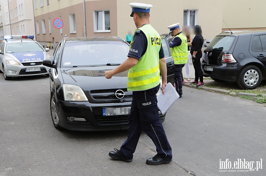 Potrcenie dziewczynki na Wyspiaskiego, fot. 8