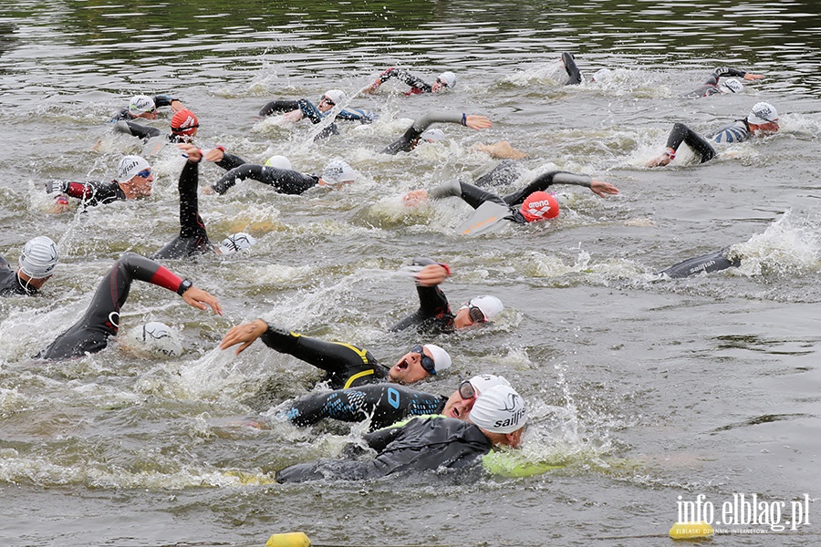 Enduroman w rzece Elbląg, fot. 20