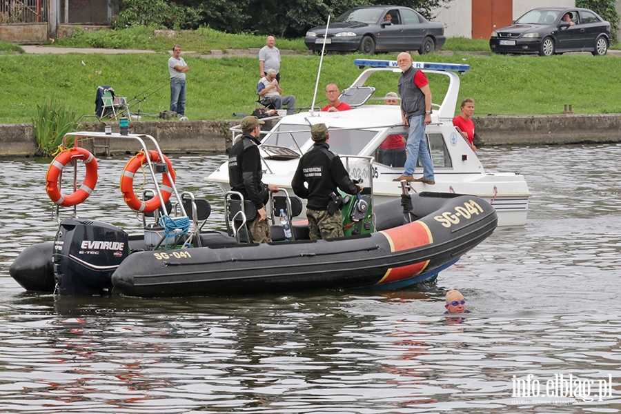 Enduroman w rzece Elbląg, fot. 23