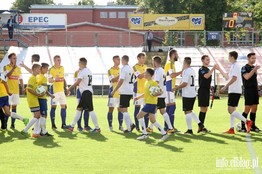 II liga: Olimpia Elblg - Gryf Wejherowo 1:3, fot. 2