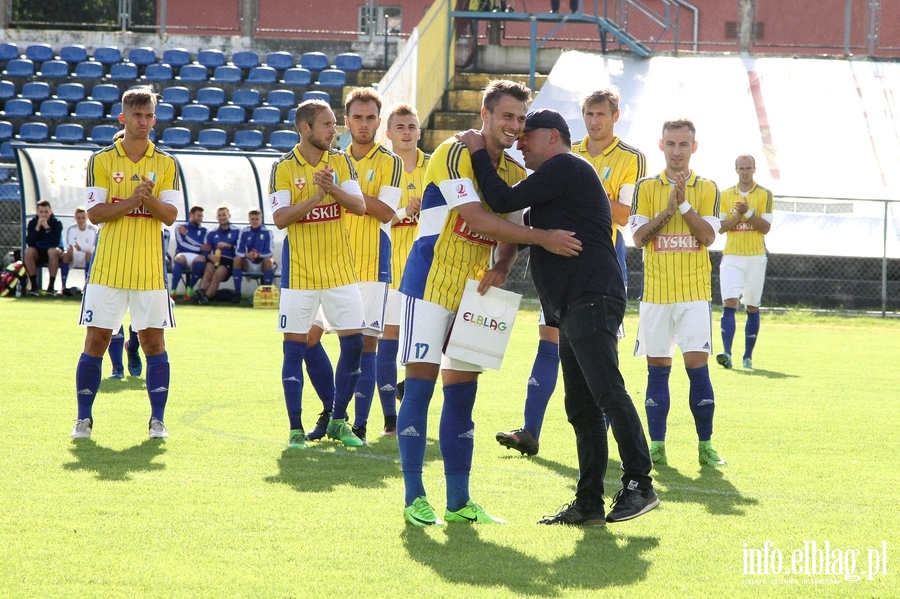 II liga: Olimpia Elblg - Gryf Wejherowo 1:3, fot. 3