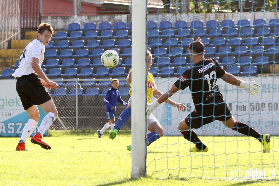 II liga: Olimpia Elblg - Gryf Wejherowo 1:3, fot. 11