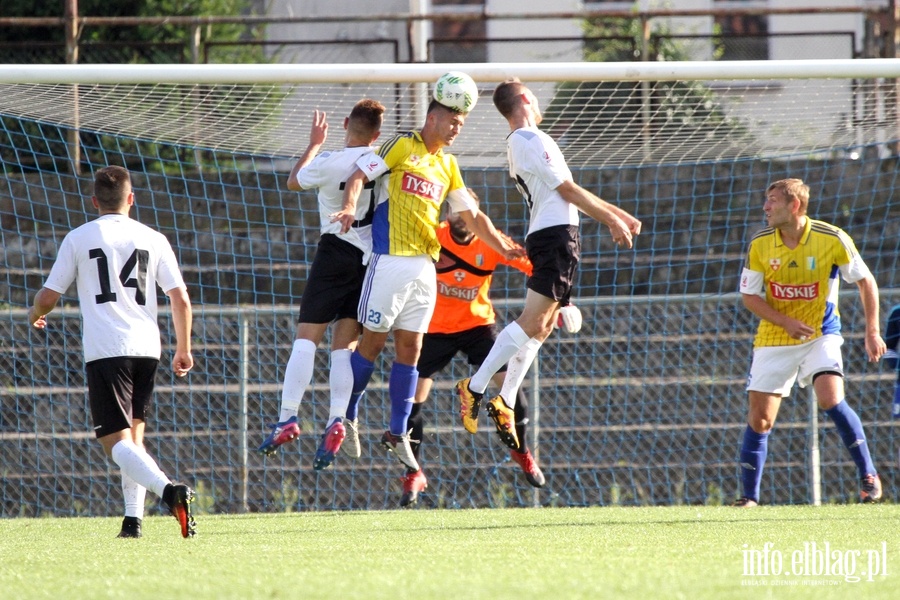 II liga: Olimpia Elblg - Gryf Wejherowo 1:3, fot. 13