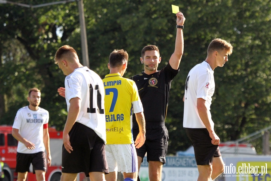 II liga: Olimpia Elblg - Gryf Wejherowo 1:3, fot. 16