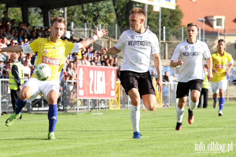 II liga: Olimpia Elblg - Gryf Wejherowo 1:3, fot. 21