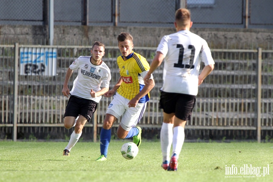 II liga: Olimpia Elblg - Gryf Wejherowo 1:3, fot. 23