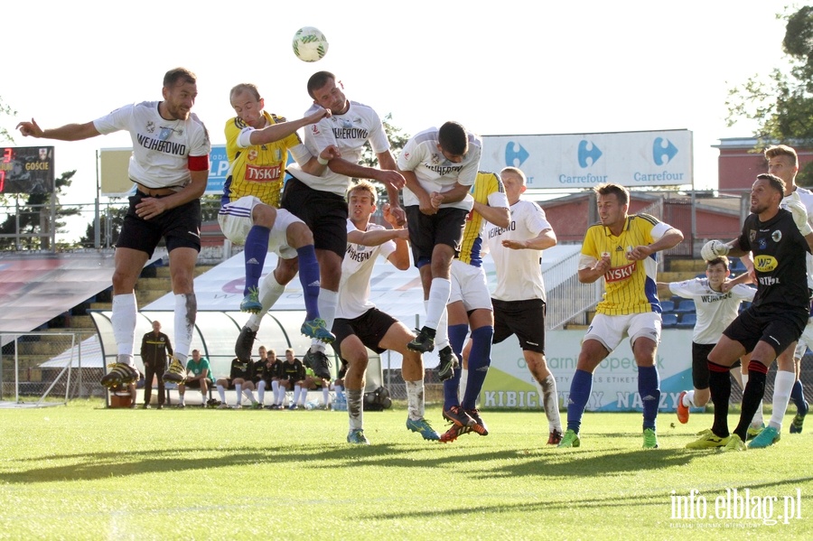 II liga: Olimpia Elblg - Gryf Wejherowo 1:3, fot. 24