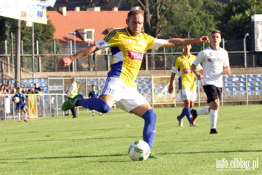 II liga: Olimpia Elblg - Gryf Wejherowo 1:3, fot. 27