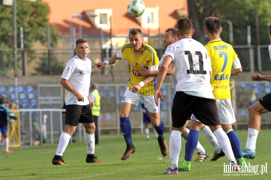 II liga: Olimpia Elblg - Gryf Wejherowo 1:3, fot. 30