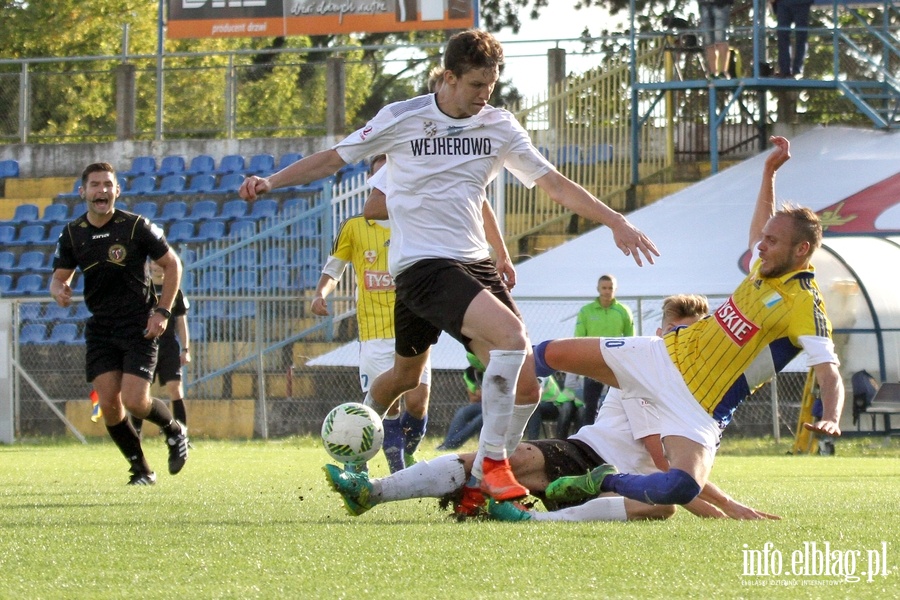 II liga: Olimpia Elblg - Gryf Wejherowo 1:3, fot. 31