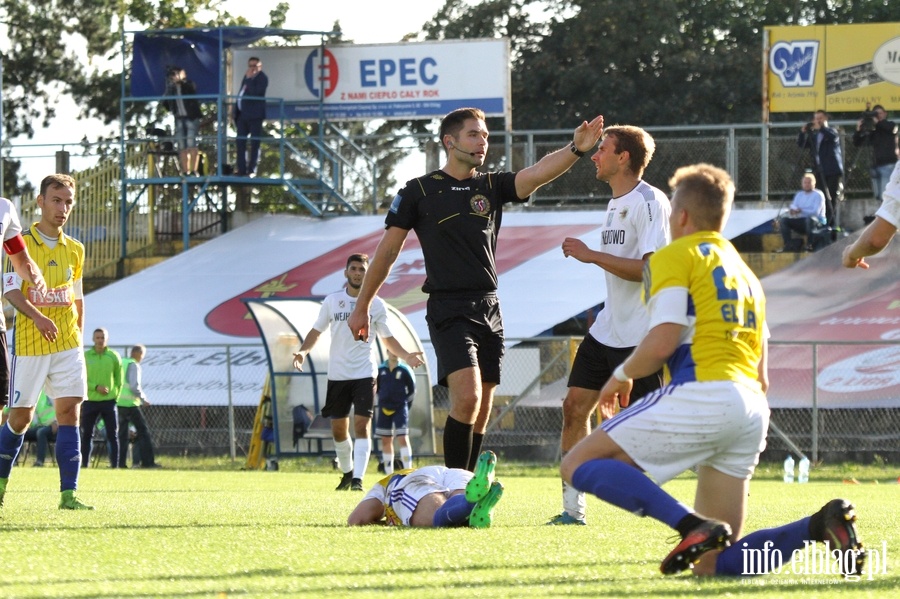 II liga: Olimpia Elblg - Gryf Wejherowo 1:3, fot. 33