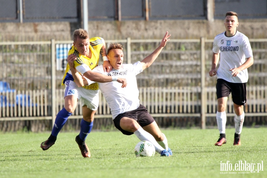 II liga: Olimpia Elblg - Gryf Wejherowo 1:3, fot. 38