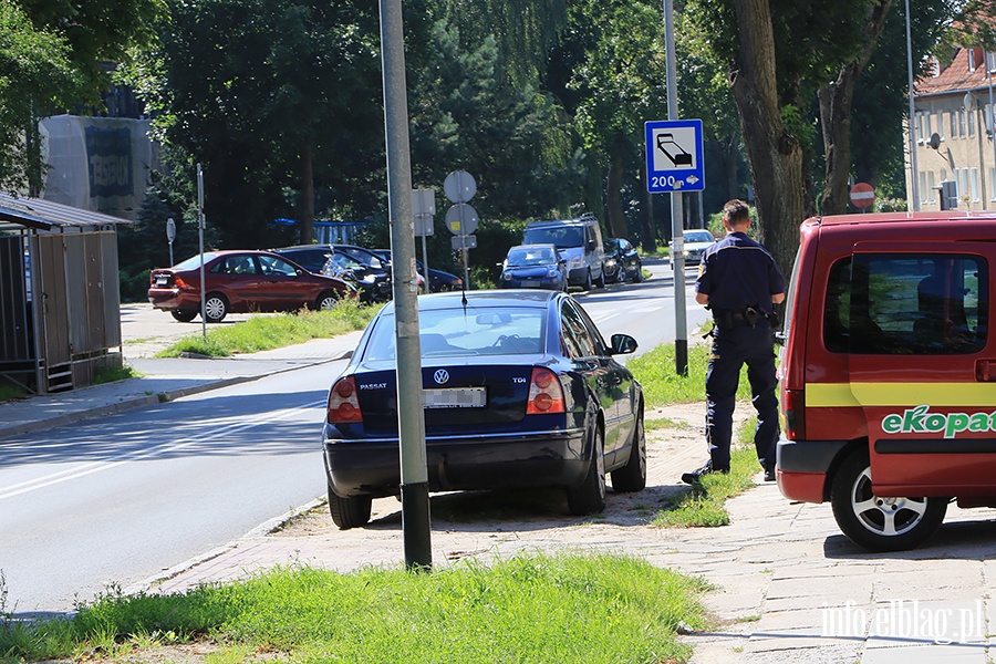 Stra Miejska nieprawidowo parkujce samochody, fot. 4