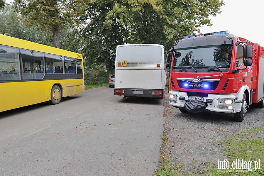 Cieplice wypadek szkolnego autobusu., fot. 4