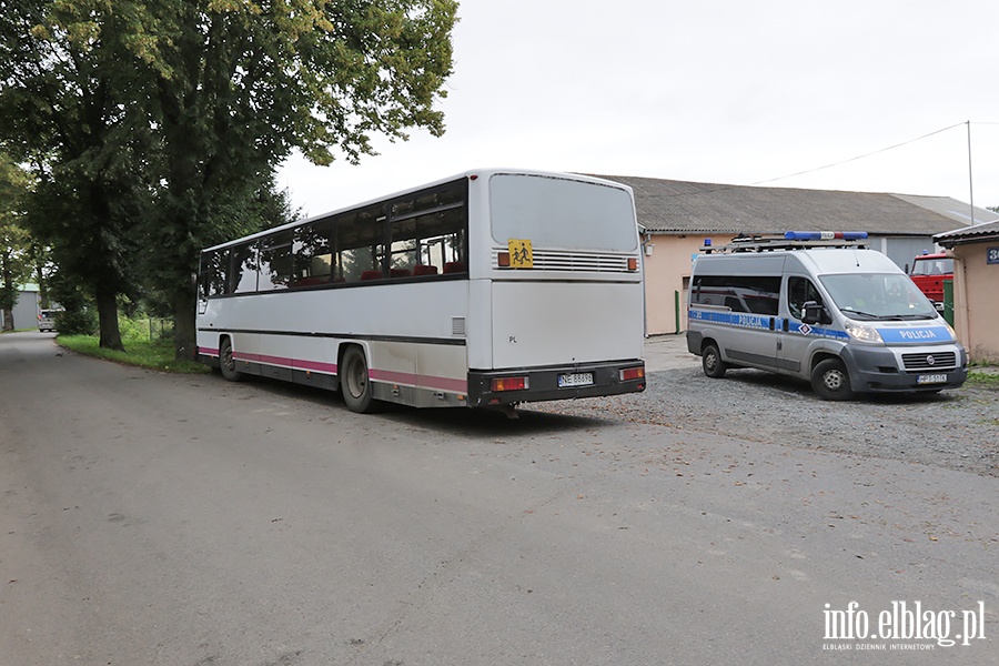 Cieplice wypadek szkolnego autobusu., fot. 19