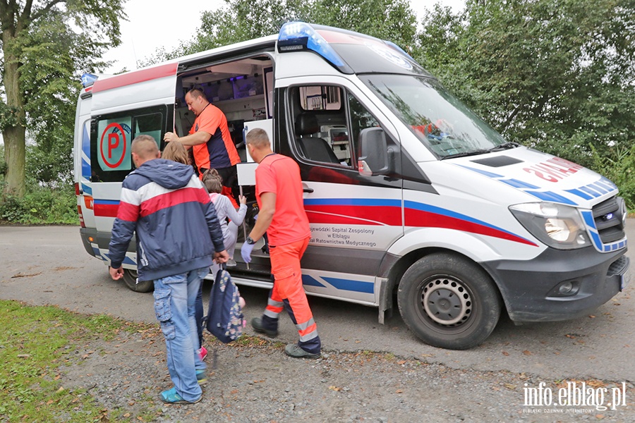 Cieplice wypadek szkolnego autobusu., fot. 22